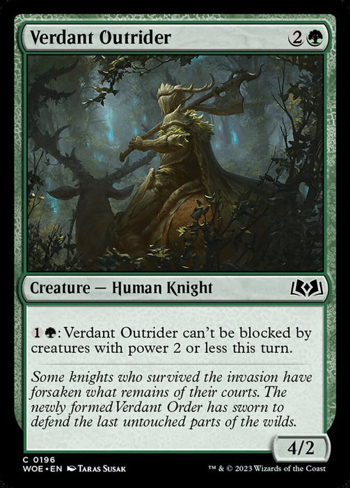 Verdant Outrider (Foil)