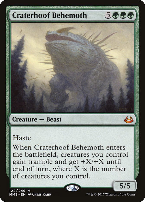 Craterhoof Behemoth  (Foil)