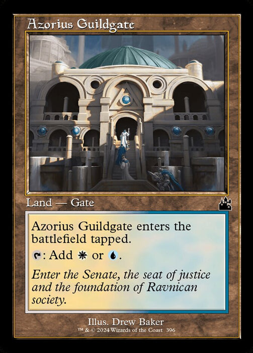 Azorius Guildgate - Retro Frame (Foil)