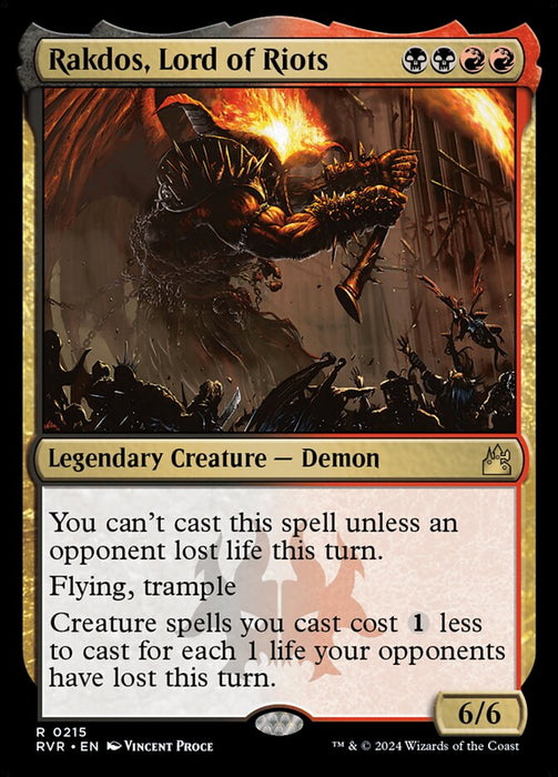 Rakdos, Lord of Riots - Legendary (Foil)