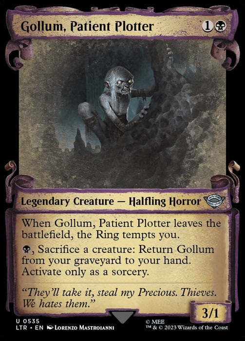 Gollum, Patient Plotter - Showcase- Legendary