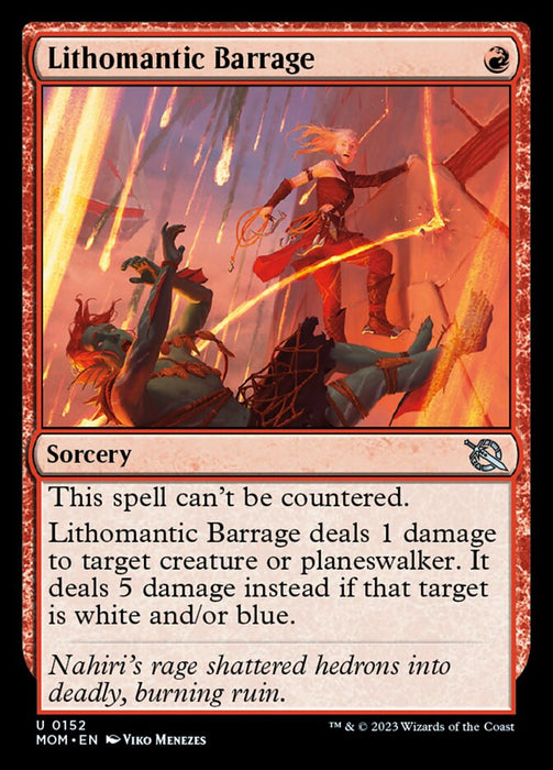 Lithomantic Barrage (Foil)