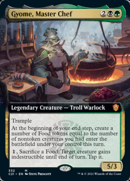 Gyome, Master Chef  - Legendary - Extended Art