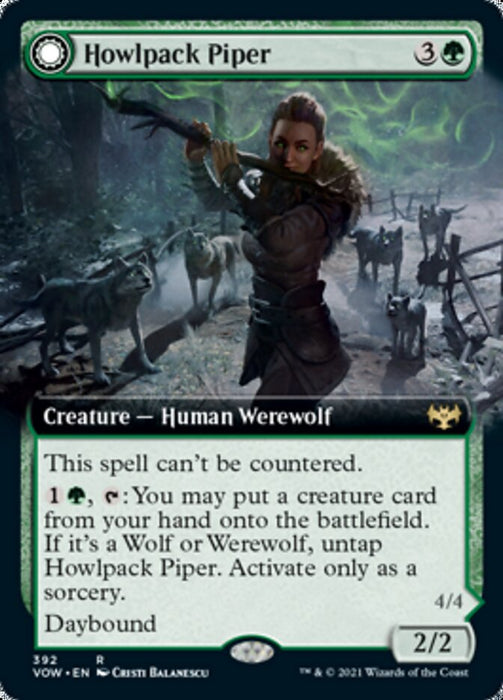 Howlpack Piper // Wildsong Howler  - Extended Art