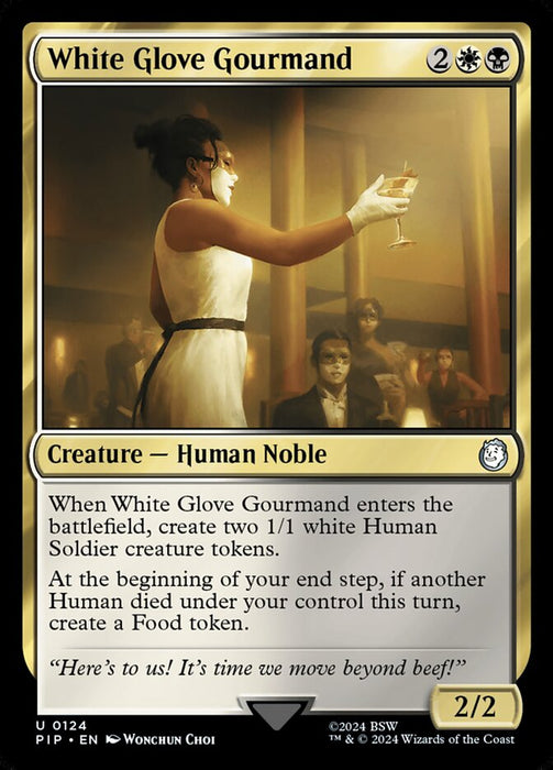 White Glove Gourmand (Foil)