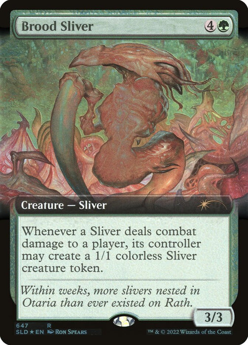 Brood Sliver - Extended Art (Foil)