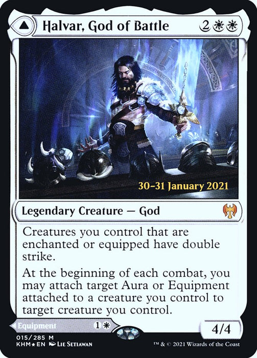 Halvar, God of Battle // Sword of the Realms  - Legendary (Foil)