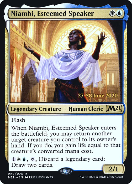 Niambi, Esteemed Speaker - Legendary (Foil)