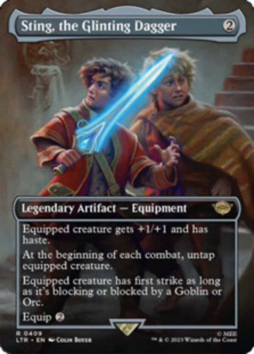 Sting, the Glinting Dagger - Borderless - Legendary- Inverted (Foil)