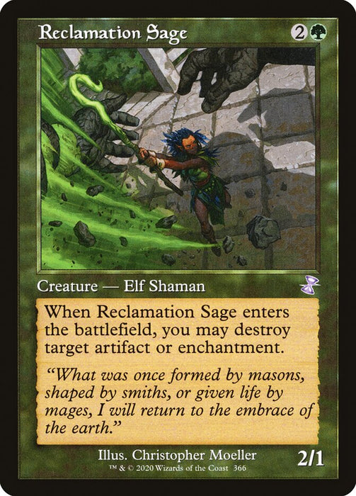 Reclamation Sage - Retro Frame  (Foil)