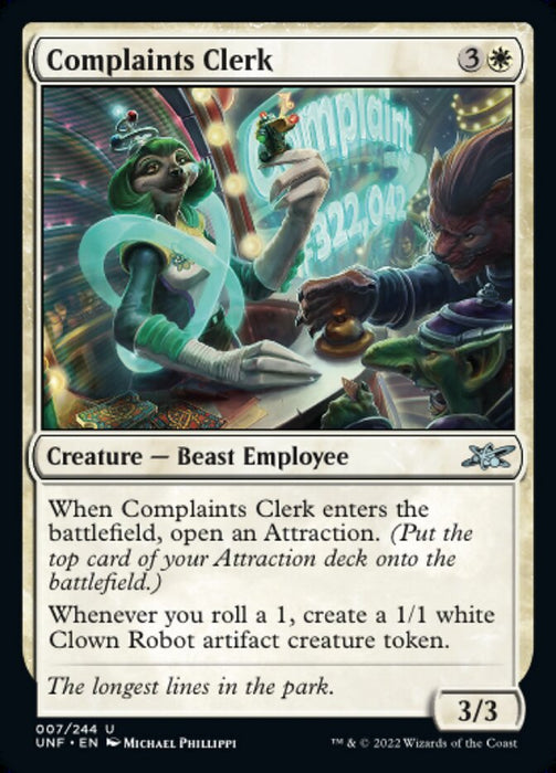 Complaints Clerk (Foil)