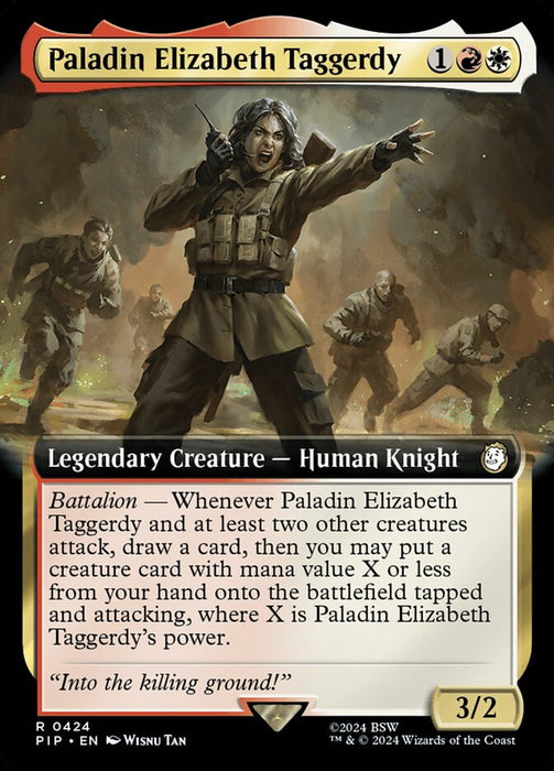 Paladin Elizabeth Taggerdy - Legendary- Extended Art (Foil)