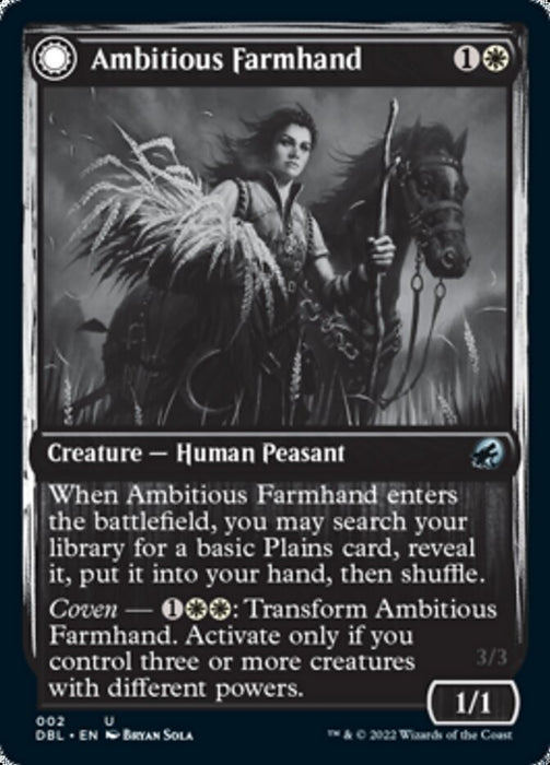 Ambitious Farmhand // Seasoned Cathar  - Inverted (Foil)