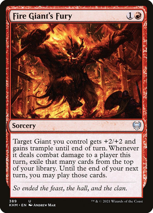 Fire Giant's Fury  (Foil)