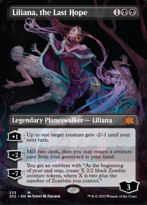 Liliana, the Last Hope - Borderless  - Inverted (Foil)