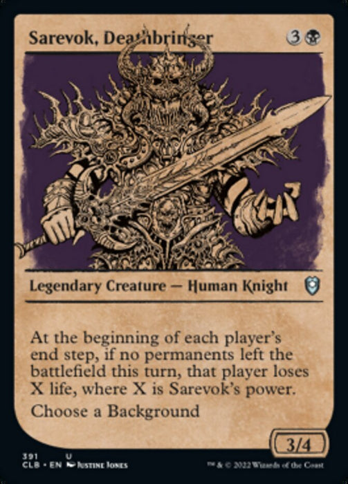 Sarevok, Deathbringer  - Showcase - Legendary