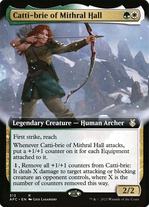 Catti-brie of Mithral Hall - Extended Art- Legendary