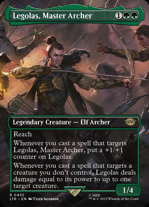 Legolas, Master Archer - Borderless - Legendary- Inverted (Foil)