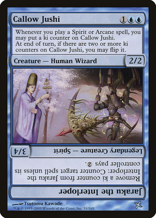 Callow Jushi // Jaraku the Interloper  (Foil)