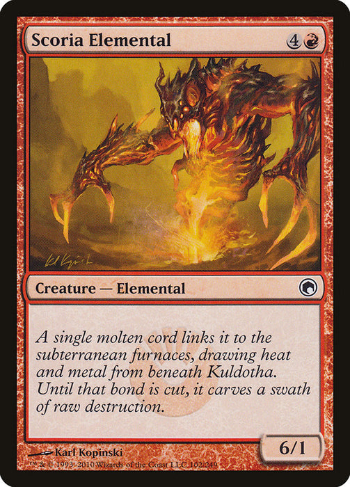 Scoria Elemental  (Foil)