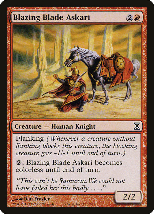 Blazing Blade Askari  (Foil)