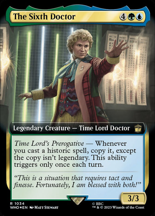 The Sixth Doctor - Legendary- Extended Art (Foil)