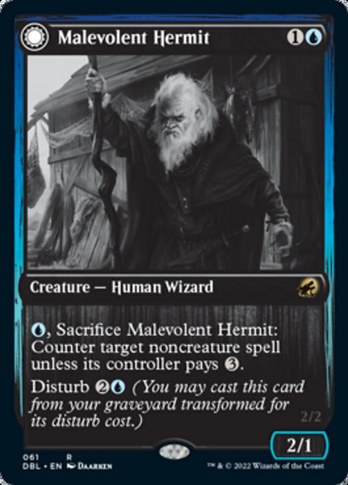 Malevolent Hermit // Benevolent Geist  - Inverted (Foil)