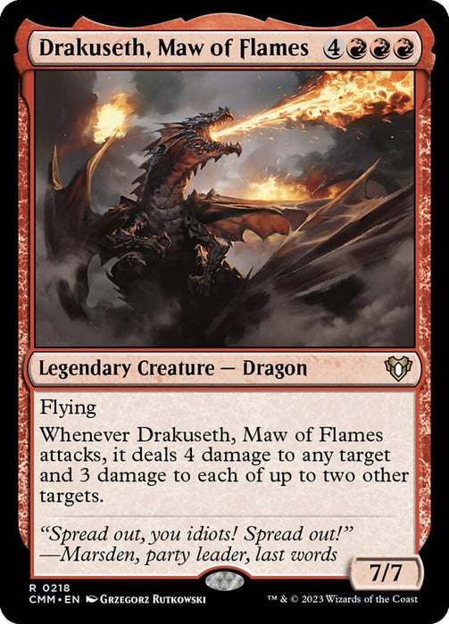 Drakuseth, Maw of Flames - Legendary (Foil)