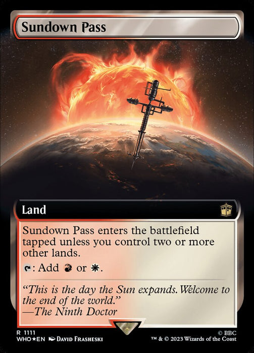 Sundown Pass - Extended Art (Foil)