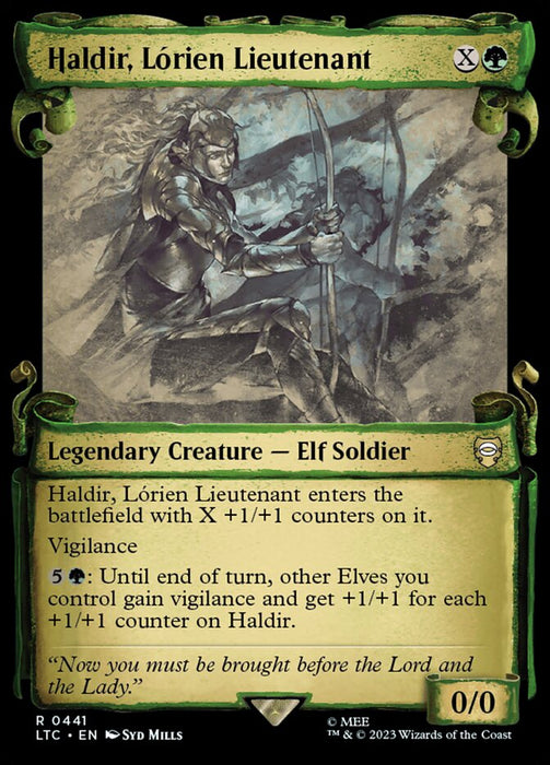 Haldir, Lórien Lieutenant - Showcase- Legendary (Foil)