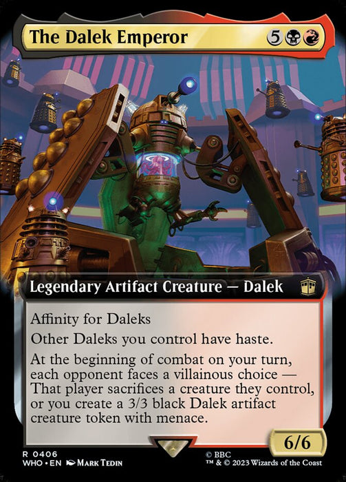 The Dalek Emperor - Legendary- Extended Art