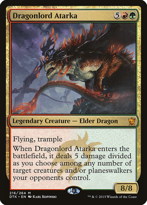 Dragonlord Atarka  (Foil)