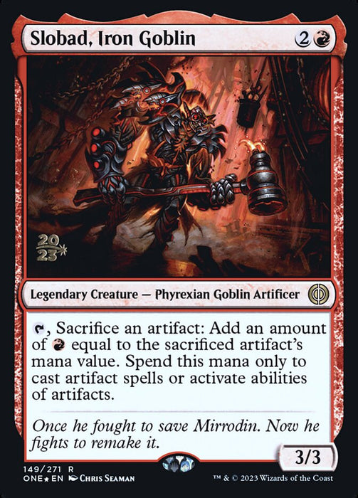 Slobad, Iron Goblin - Legendary (Foil)