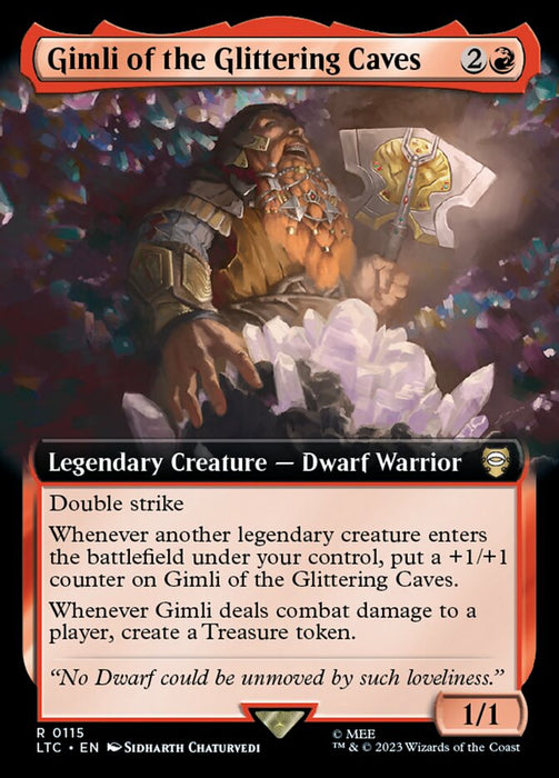 Gimli of the Glittering Caves - Legendary- Extended Art