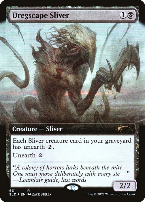 Dregscape Sliver - Extended Art (Foil)