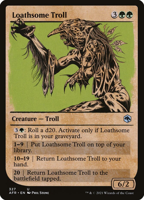 Loathsome Troll  - Showcase (Foil)