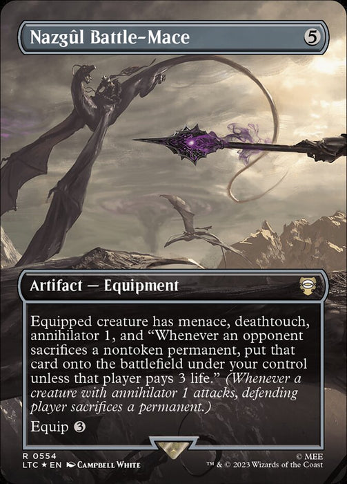 Nazgûl Battle-Mace - Borderless - Inverted (Foil)