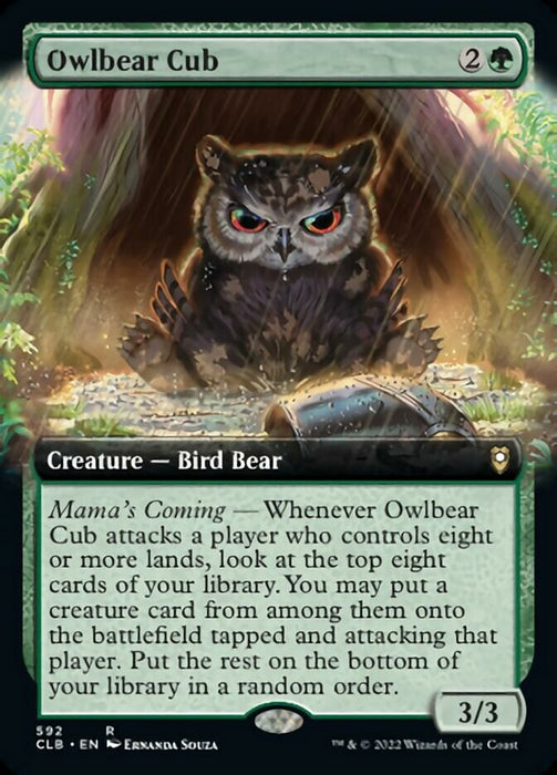 Owlbear Cub  - Extended Art (Foil)