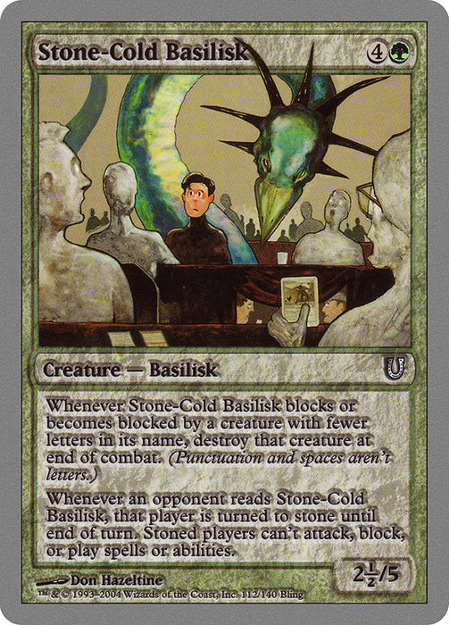 Stone-Cold Basilisk  (Foil)