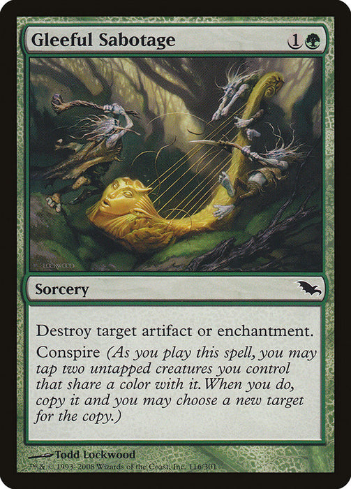 Gleeful Sabotage  (Foil)