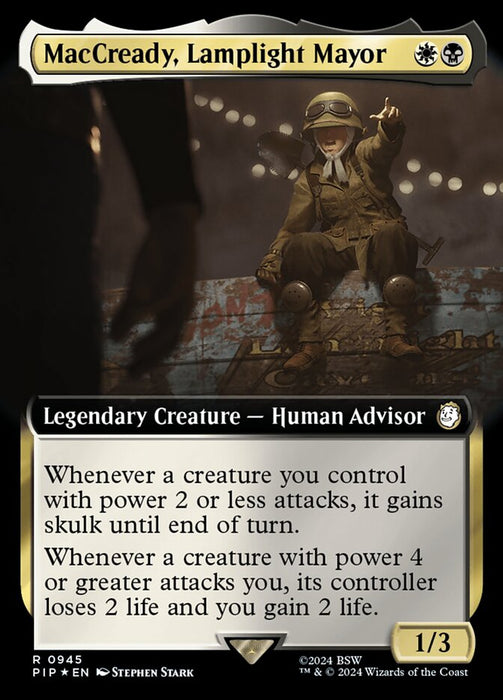 MacCready, Lamplight Mayor - Legendary- Extended Art (Foil)