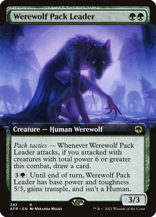 Werewolf Pack Leader  - Extended Art (Foil)