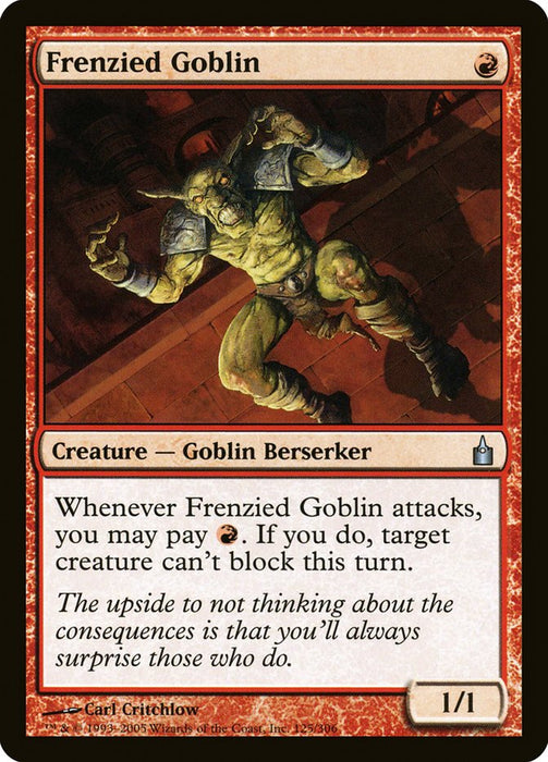 Frenzied Goblin  (Foil)