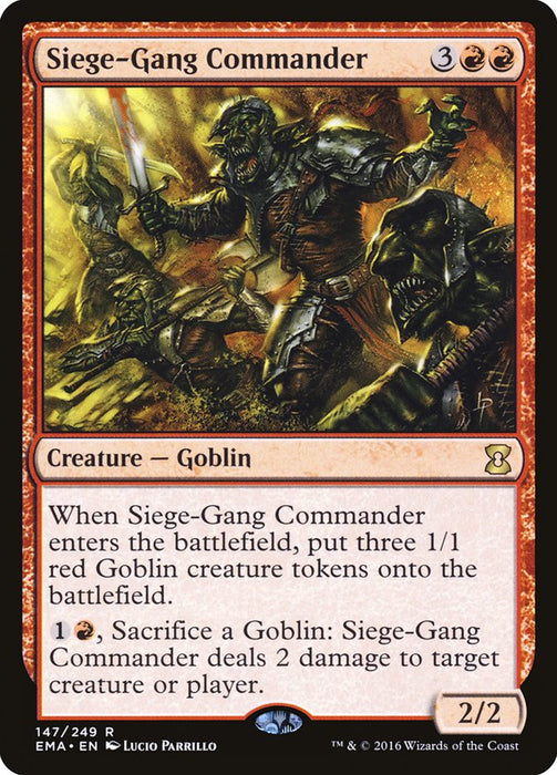 Siege-Gang Commander  (Foil)