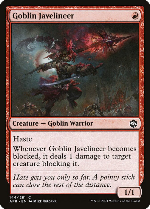 Goblin Javelineer  (Foil)