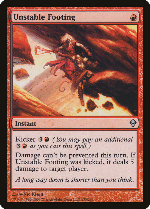 Unstable Footing  (Foil)