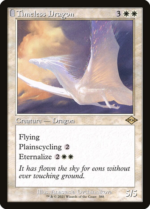 Timeless Dragon - Retro Frame  (Foil)