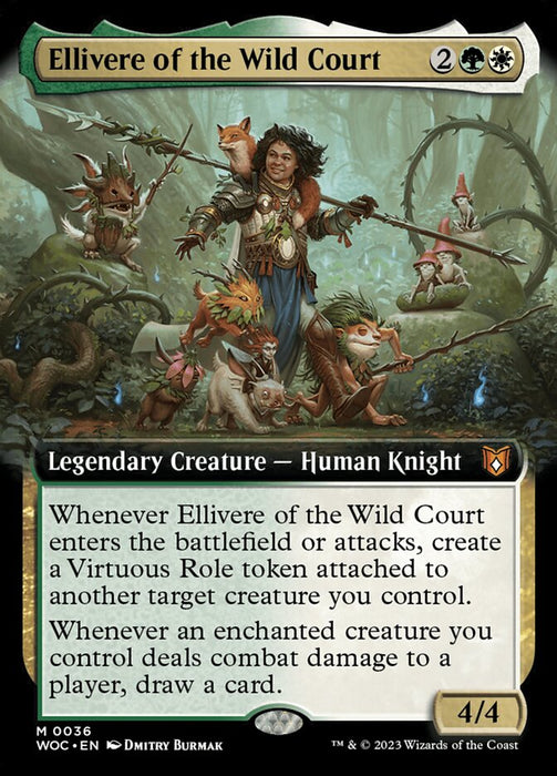 Ellivere of the Wild Court - Legendary- Extended Art (Foil)