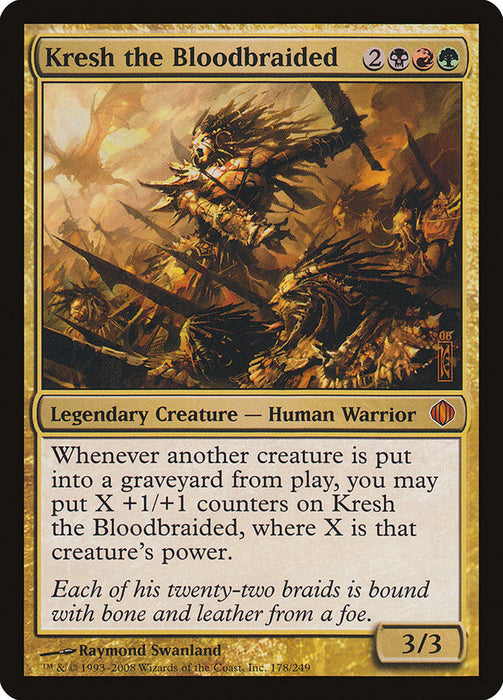 Kresh the Bloodbraided  (Foil)