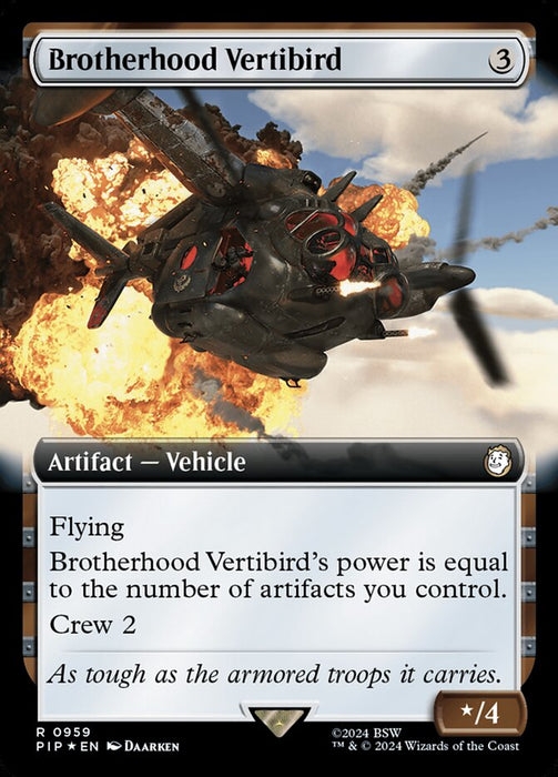 Brotherhood Vertibird - Extended Art (Foil)